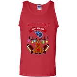 Tennessee Titans NFL Reindeer Funny Merry Christmas And Happy New Year