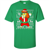 Dabbing Poodle Santa Christmas Holiday Sweatshirt - Shirt