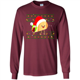 TACO Santa Hat Ugly Christmas shirt Ladies' Boyfriend