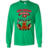 Tampa Bay Buccaneers NFL Reindeer Funny Merry Christmas And Happy New Year