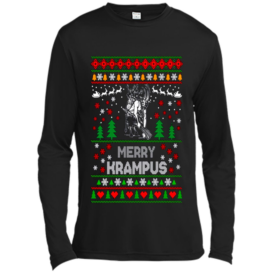 Merry Krampus Christmas sweatshirt PINGPONG