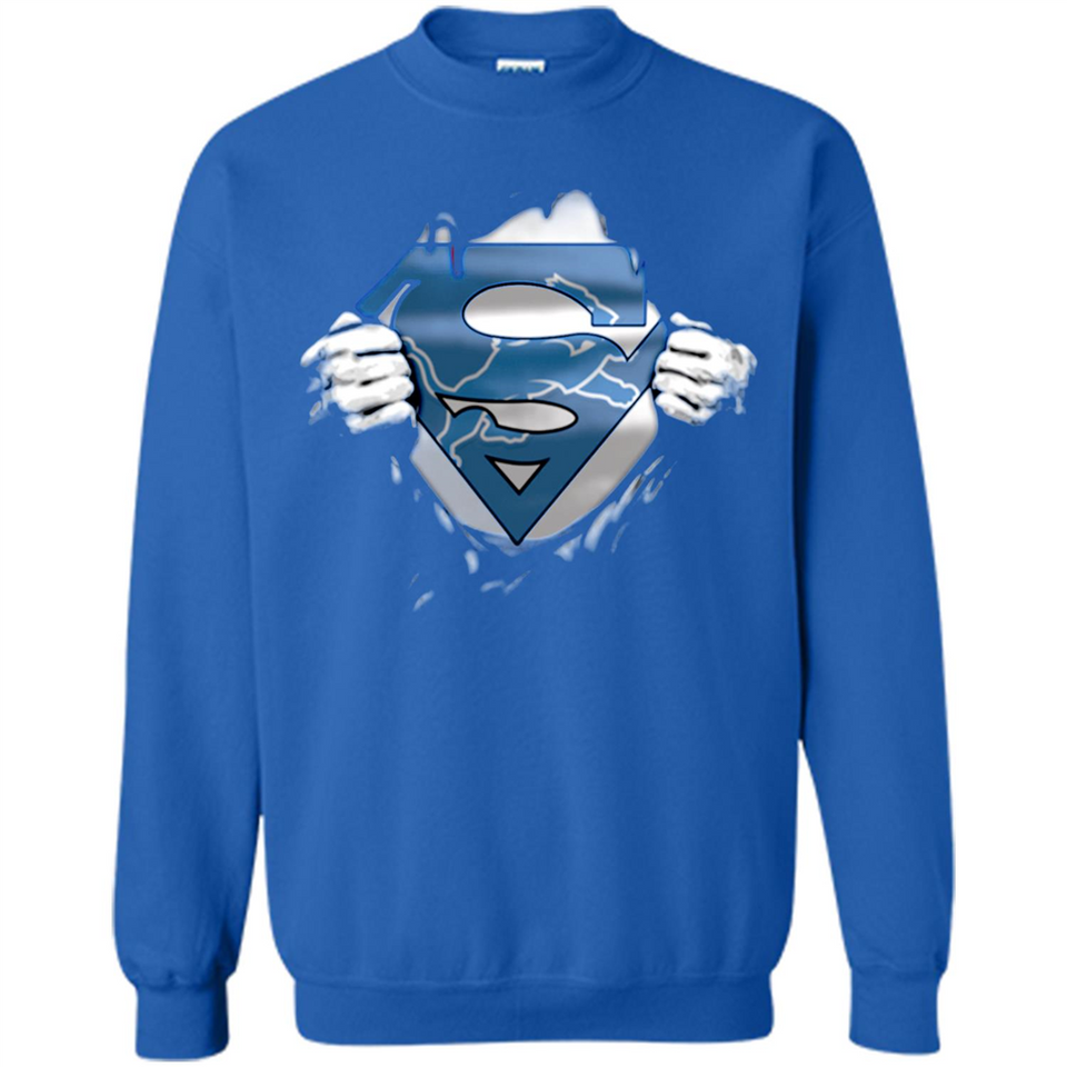 Detroit Lions And Superman Fans - Sweatshirt