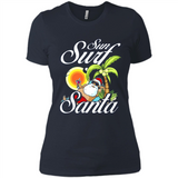 Sun Surf Santa - Ladies' Boyfriend T-Shirt