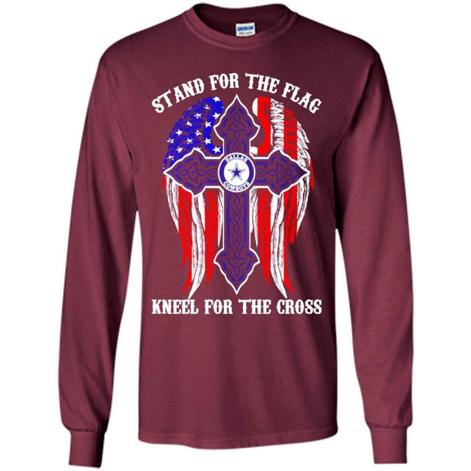 Dallas Cowboys - stand for the flag kneel for the cross