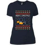 Merry Christmas Forklift ugly sweatshirt PINGPONG