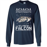 All I Want For Christmas Is The Millennium Falcon ugly PINGPONG