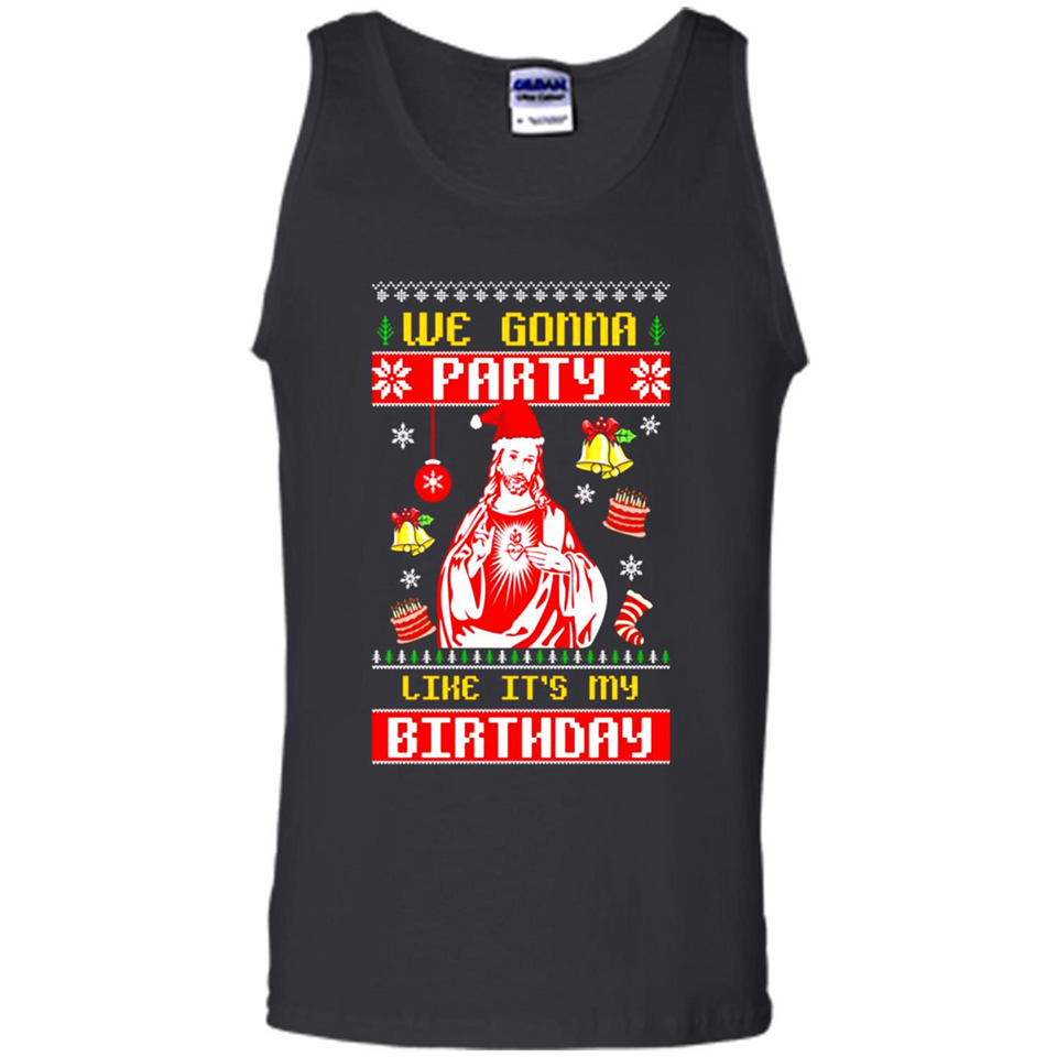 We Gonna Party Like It's My Birthday Jesus Christmas PINGPONG