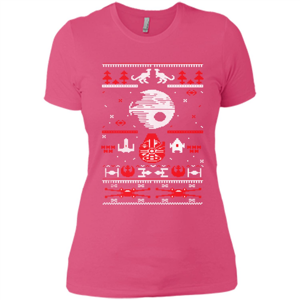 Star Wars Ugly Christmas Sweater - Ladies' Boyfriend T-Shirt