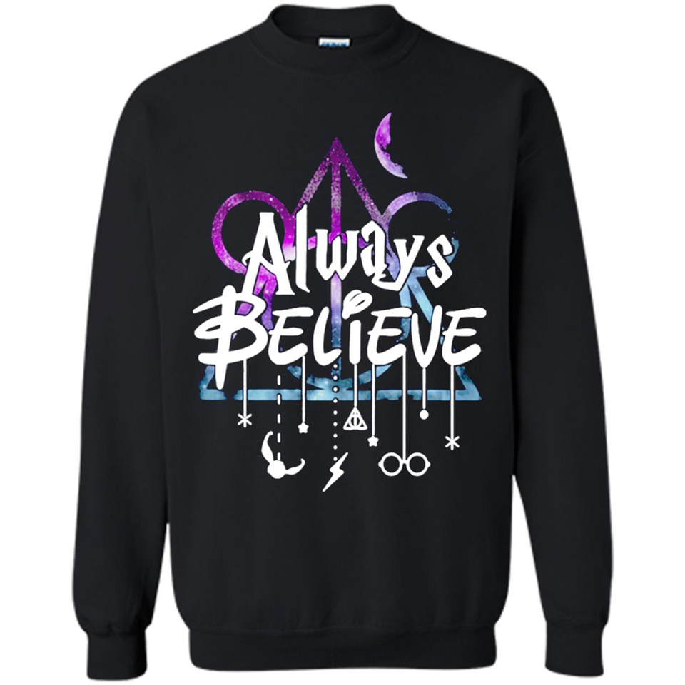 HIPPIE MOON MICKEY DEATHLY HALLOWS ALWAYS BELIEVE