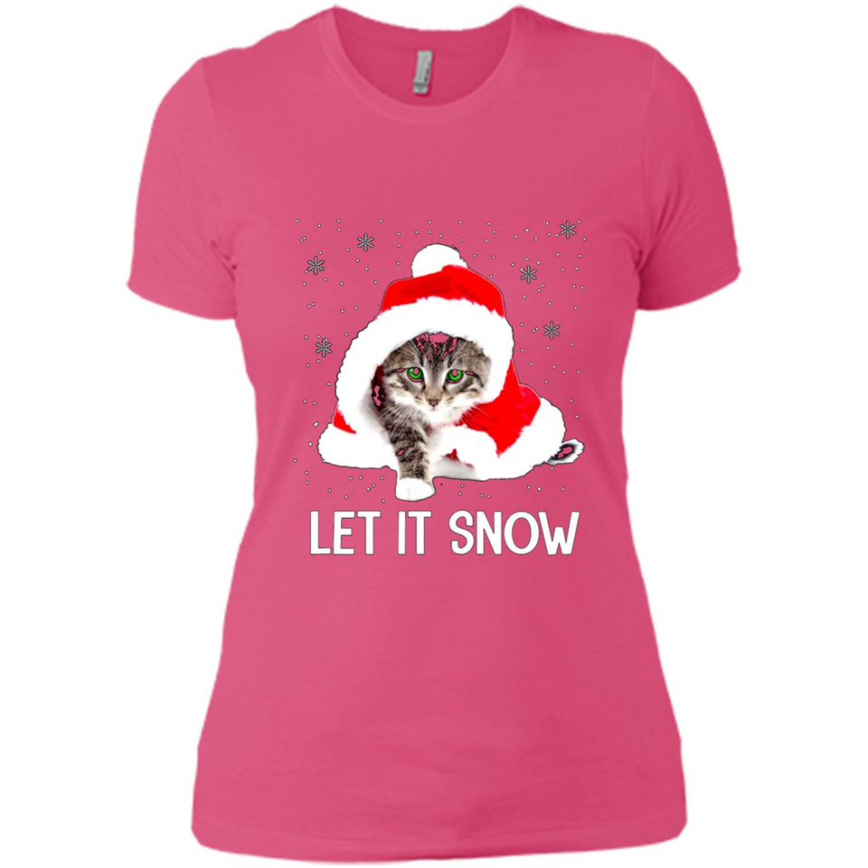 Let It Snow Cat Christmas sweater PINGPONG