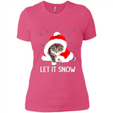 Let It Snow Cat Christmas sweater PINGPONG