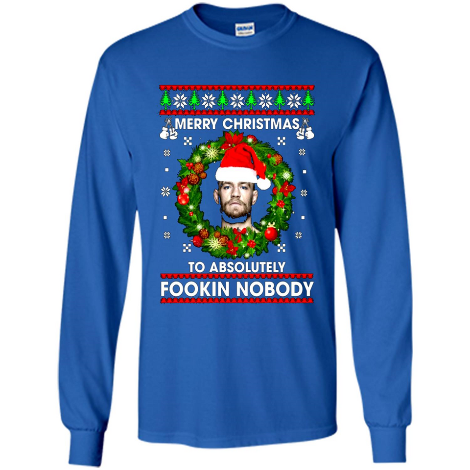 Merry Fookin Christmas Conor Mcgregor sweater PINGPONG