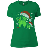 Boxer Dog diamond Christmas - Ladies' Boyfriend T-Shirt
