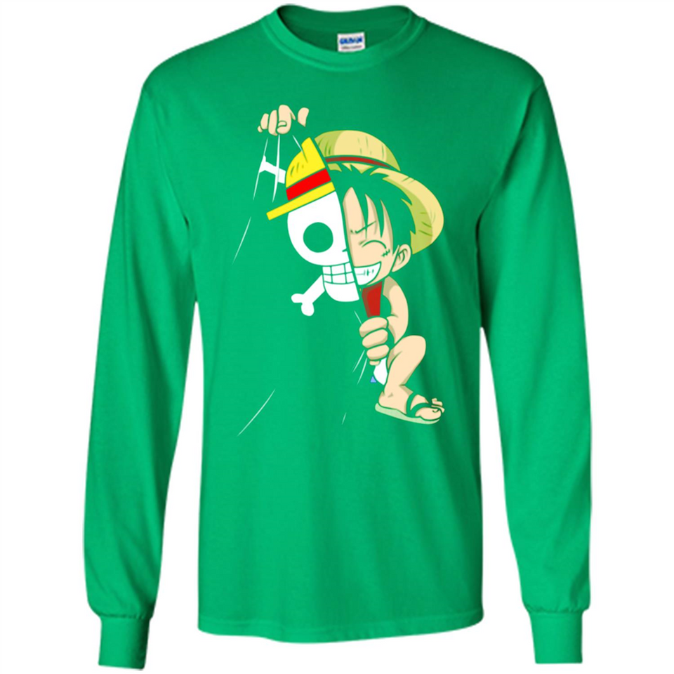 Luffy Flag One Piece - Long Sleeve T-Shirt