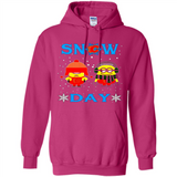 Snow Day Shirt For Calgary Flames Vs Minion Fans pingpong