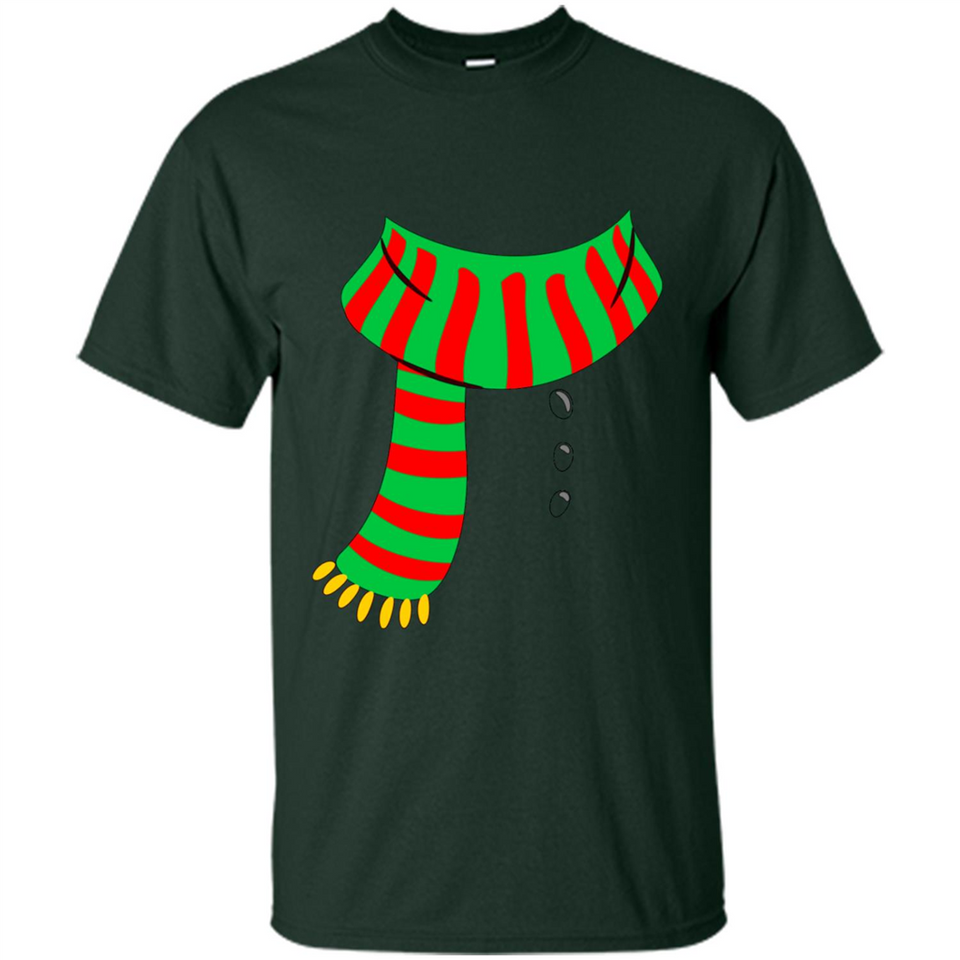 Snowman Scarf Costume T-shirt Christmas