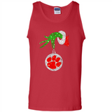 Amazing tee Clemson Tigers Glitter Grinch Monogram Ornament Christmas Gift - Sao chép - Tank Top