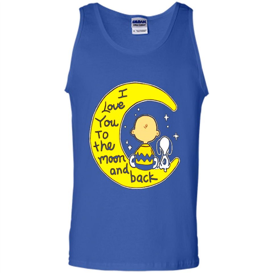 I LOVE YOU TO THE MOON AND BLACK CHARLIE BROWN AND SNOOPY