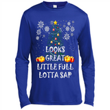 Looks Great Little Full Lotta Sap Funny Christmas Tree Mug PINGPONG - Canvas Long Sleeve T-Shirt