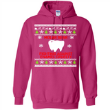 Molar bear fighting against enamel cruelty Christmas - Hoodie