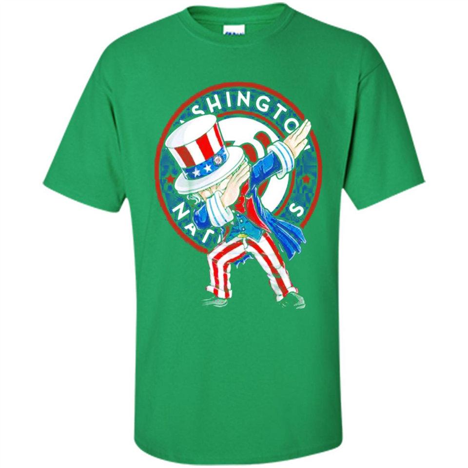 MLB WASHINGTON NATIONALS UNCLE SAM DABBING INDEPENDENCE DAY