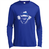 Charlotte Hornets And Superman Fans - Canvas Long Sleeve T-Shirt