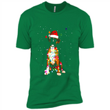 Christmas Lights Boxer Dog Funny Xmas Sweatshirt - Premium Short Sleeve T-Shirt