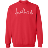 Heartbeat Christmas Tree T-shirt Funny Xmas Costume