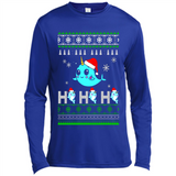 Narwhal christmas sweatshirt hoodie long PINGPONG - Canvas Long Sleeve T-Shirt
