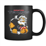 Grumpy Santa Claus Houston Texans Football Team PINGPONG