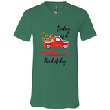 Today is A Hallmark Christmas Movies Kind of Day Sweatshirt - Canvas Unisex V-Neck