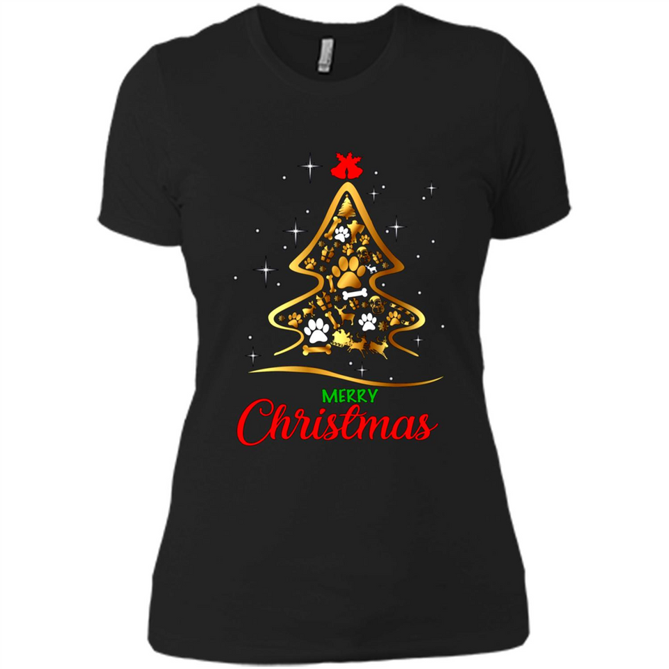 Merry Christmas Dogs Christmas Tree PING PONG