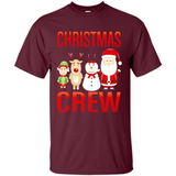 CHRISTMAS CREW Shirt X-mas Santa Snowman Reindeer Elf - Shirt