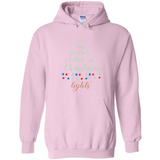 My Favorite Color is Christmas Lights Xmas Sporty T-Shirt - Hoodie