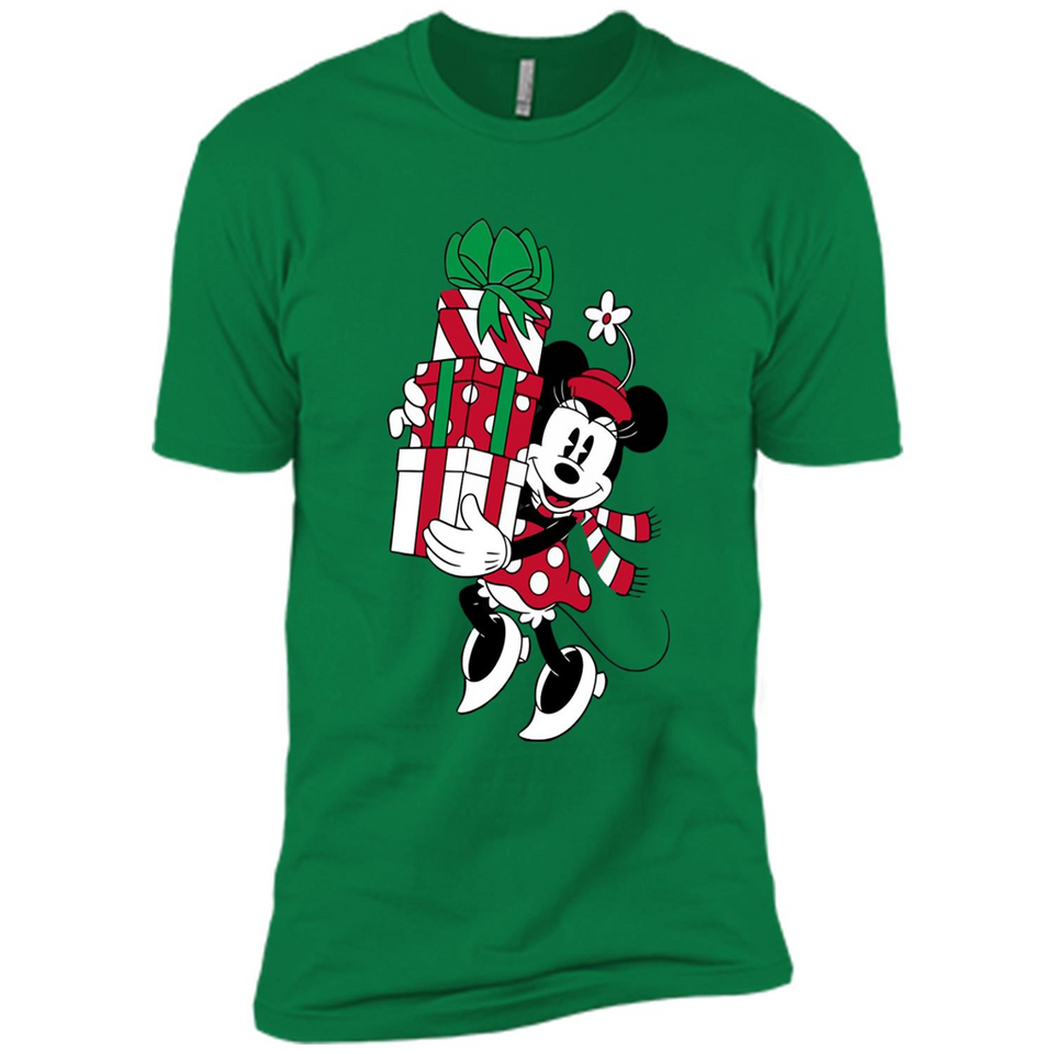 Disney Minnie Mouse Christmas Gift Sweatshirt - Premium Short Sleeve T-Shirt