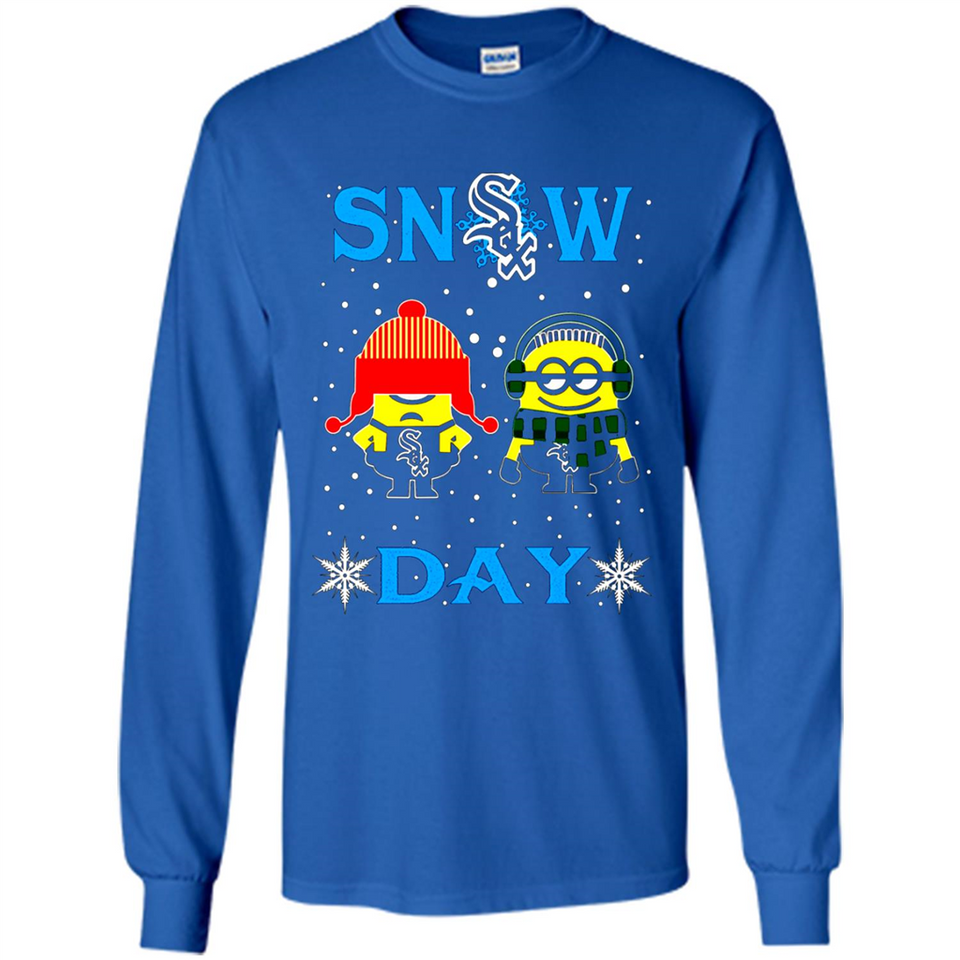 Snow Day Shirt For Chicago White Sox Vs Minion Fans pingpong