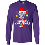 Fabulous Mooey christmas Heifers Cow Christmas lights - Long Sleeve T-Shirt