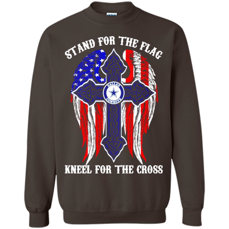 Dallas Cowboys - stand for the flag kneel for the cross