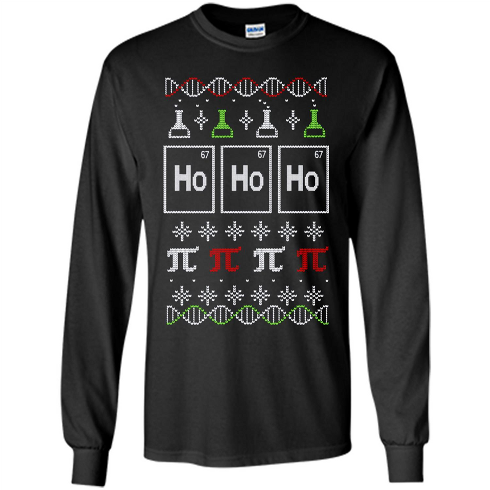 Scientific christmas ugly sweater - Long Sleeve T-Shirt