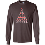 Flamingo Christmas Tree Flamingo - Long Sleeve T-Shirt