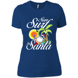 Sun Surf Santa - Ladies' Boyfriend T-Shirt