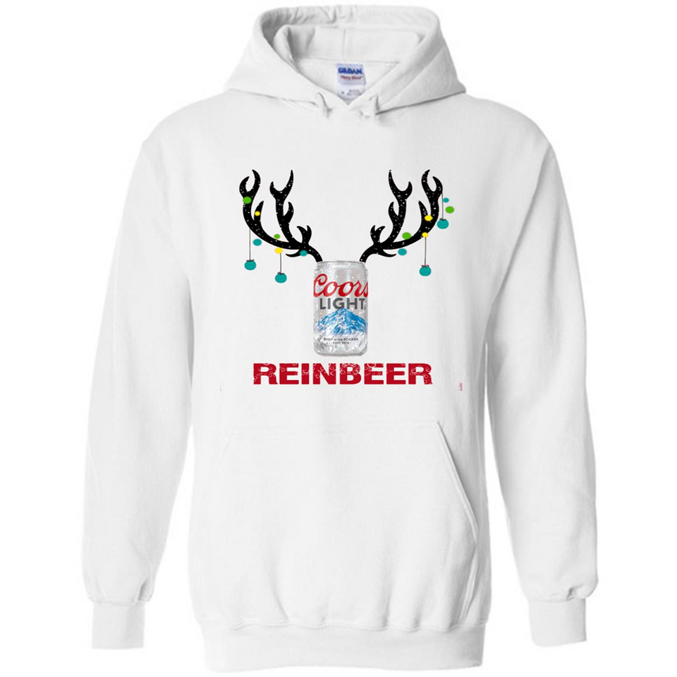 Coors Light Reinbeer Funny Beer Reindeer Christmas Sweatshirt - Hoodie