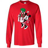 Disney Minnie Mouse Christmas Gift Sweatshirt - Long Sleeve T-Shirt