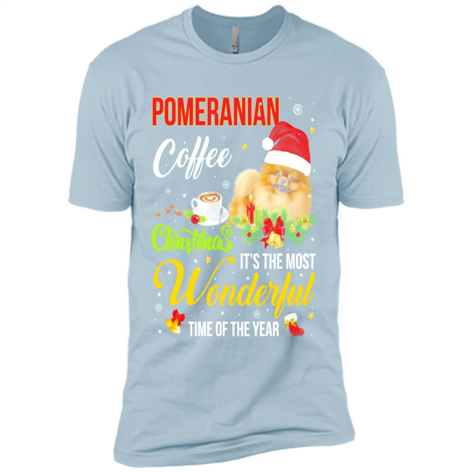 Pomeranian Coffee Wonderful Christmas
