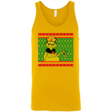 Grinch Nurse Ugly Christmas Sporty T-Shirt PINGPONG - Canvas Unisex Tank