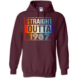 Retro Straight Outta 1987 31 Years Old - Hoodie