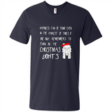 Christmas Ugly Sweater Christmas Lights - Men's V-Neck