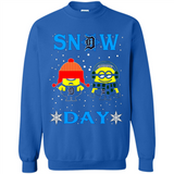 Snow Day Shirt For Detroit Tigers Vs Minion Fans pingpong
