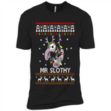 Mr Slothy Christma - Premium Short Sleeve T-Shirt