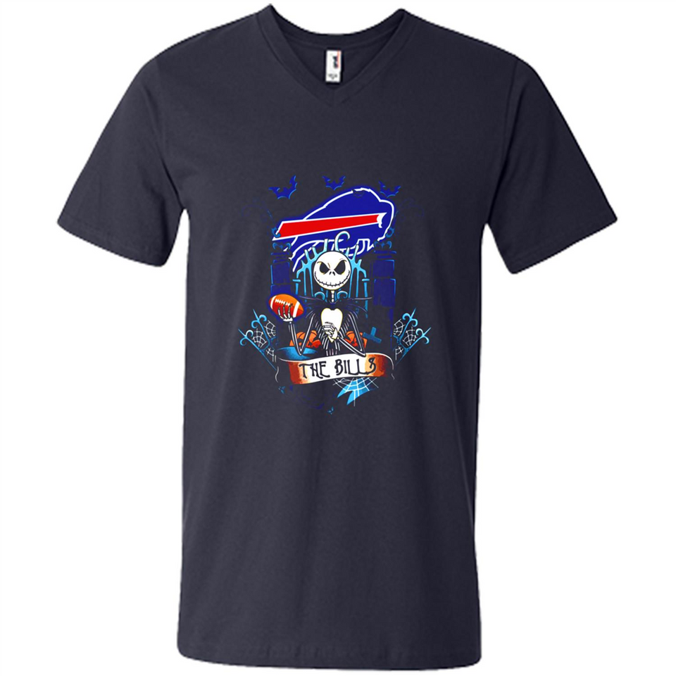 Buffalo Bills Halloween The Nightmare Before Christmas - Men's V-Neck
